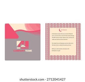 Vektorgrafik einer Geschenkkarte, modernes Vektordesign