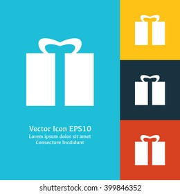 Vector illustration of gift icon