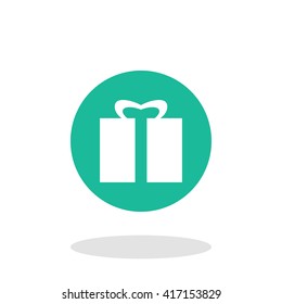 Vector illustration of gift icon
