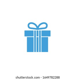 
Ilustración de vectores, plantilla de icono de regalo