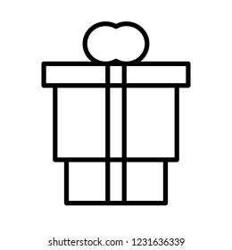 Vector Illustration Of Gift On White Background