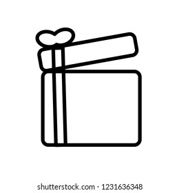Vector Illustration Of Gift On White Background
