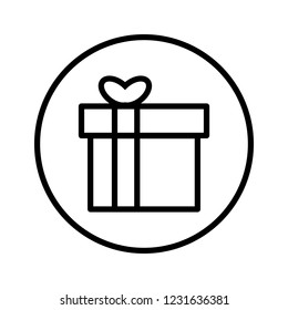 Vector Illustration Of Gift On White Background