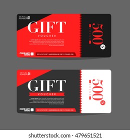 Vector illustration of Gift voucher template. Can be use for shopping cards, discount coupon, banner, discount card , web design and other. 