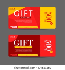 Vector illustration of Gift voucher template. Can be use for shopping cards, discount coupon, banner, discount card , web design and other. 