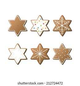 Vector Illustration of Gingerbread Cookies