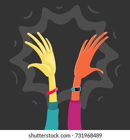 Vector Illustration Gives Five Cartoon Style