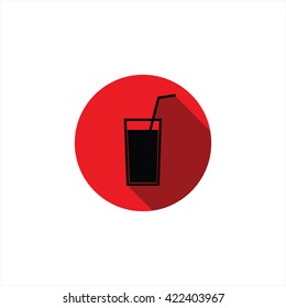 vector illustration glass icon. beverage. cocktail