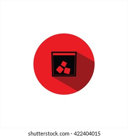 vector illustration glass icon. beverage. cocktail