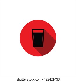 vector illustration glass icon. beverage. cocktail