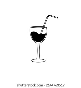 vector illustration glass icon design template