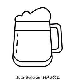 Vector illustration of glass mug logo. Collection of mug and pint vector icon for stock.