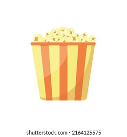 Vektorgrafik eines Glases Popcorn