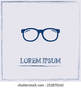 Vector illustration glasses