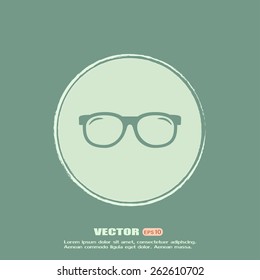 Vector illustration glasses