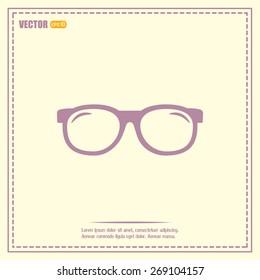 Vector illustration glasses
