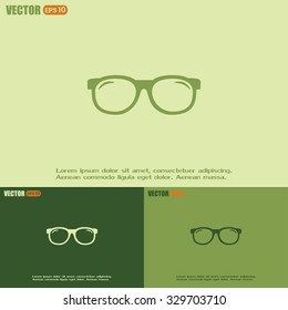 Vector illustration glasses