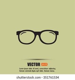 Vector illustration glasses