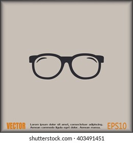 Vector illustration glasses