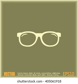 Vector illustration glasses