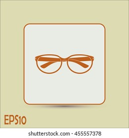 Vector illustration glasses