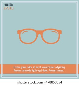 Vector illustration glasses