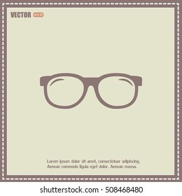 Vector illustration glasses