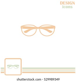 Vector illustration glasses