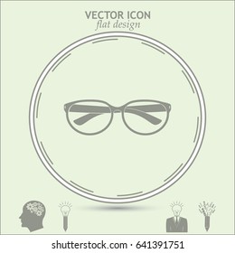 Vector illustration glasses