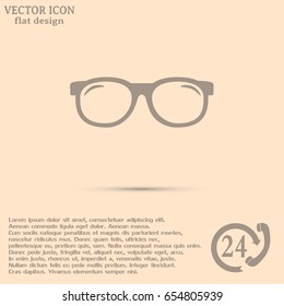 Vector illustration glasses