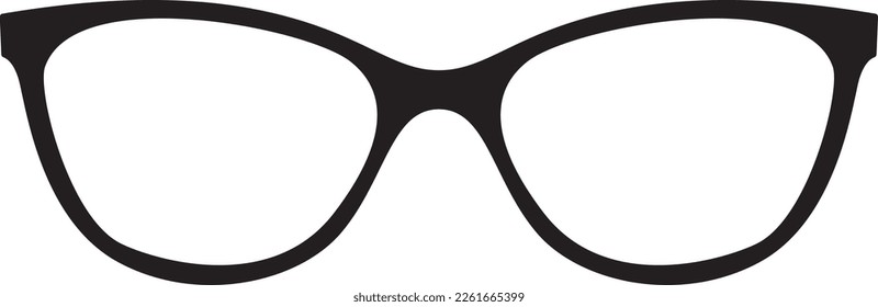 Vector illustration of glasses icon
