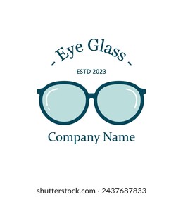 Vector Illustration Glasses Logo Icon.