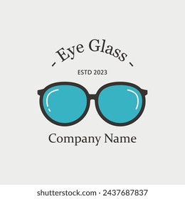 Vector Illustration Glasses Logo Icon.