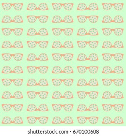vector illustration glasses pattern