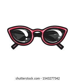 Vector illustration of glasses and sunglasses logo. Web element of glasses and spectacles vector icon for stock.