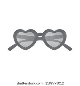 Vector illustration of glasses and sunglasses symbol. Set of glasses and accessory vector icon for stock.
