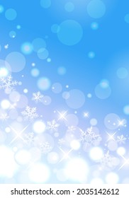 Vektorgrafik von glänzendem und bokeh-blauem Hintergrund
