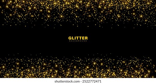 Vector illustration of glitter effect background