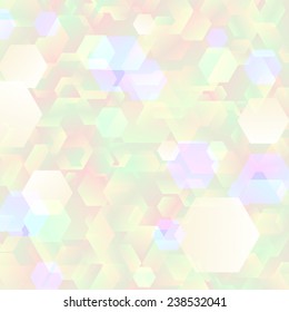 Vector illustration: Glittering confetti  light color background 