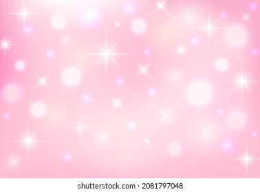 Vector illustration of glittering pink background.