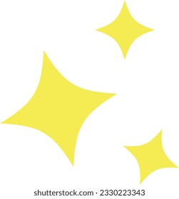 Ilustración vectorial de los brillantes y las chispas.