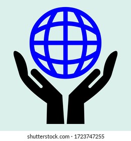 Vector illustration of a global business, building a construction business.