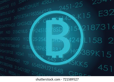 Vector illustration of the global business network block chain.