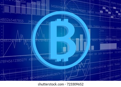 Vector illustration of the global business network block chain.