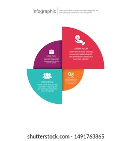 Vector Illustration Global Business Progress The infographic design elements.