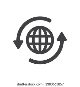 VECTOR ILLUSTRATION OF GLOBAL CONNECTION CONCEPT