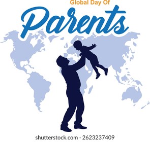Vector illustration of global day of parents
