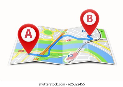 4,768 Map A To B Images, Stock Photos & Vectors | Shutterstock