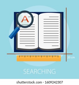 Vector Illustration Of Global Search And World Magnifying Concept With 