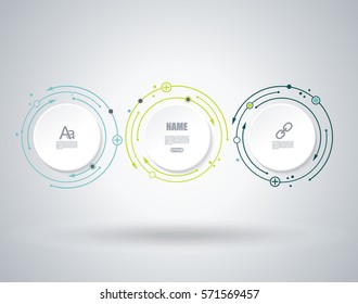 Vector Illustration Global Social Media Concept. Abstract Technology Communication Design